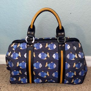 RARE Nwot vintage Braccialini medium satchel duffle weekender bag